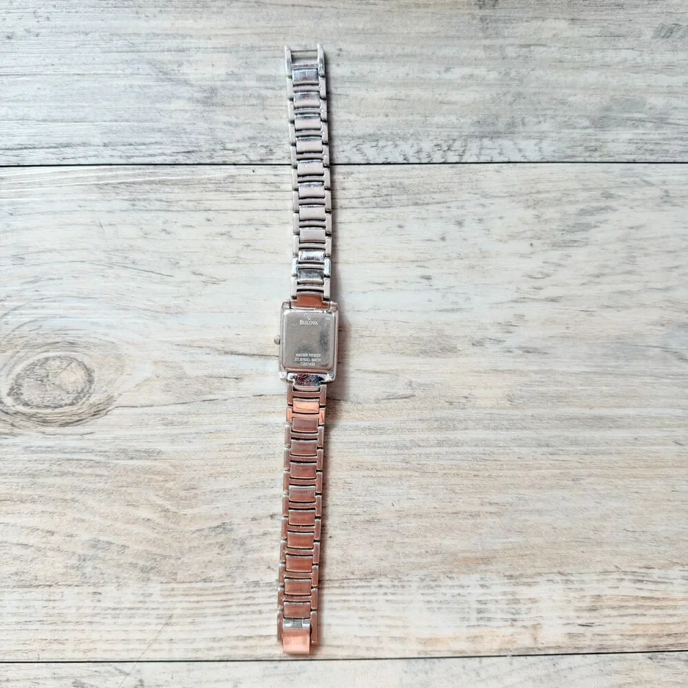 Bulova silver tone